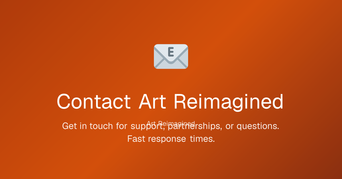 Contact Art Reimagined - Get in Touch